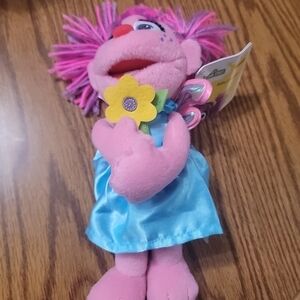 Sesame Street Abby Cadabby Plush Fairy Doll Wings 12"